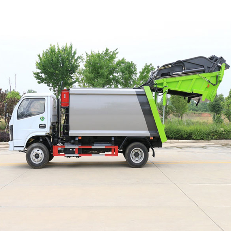 Dongfeng Fureka 6-party Compressed Garbage Truck - Image 2
