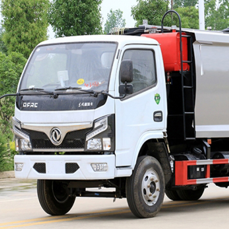 Dongfeng Fureka 6-party Compressed Garbage Truck - Image 3