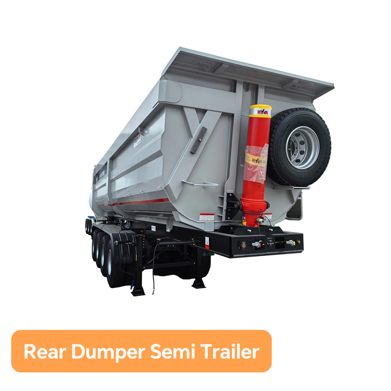 Rear Dumper Semi Trailer