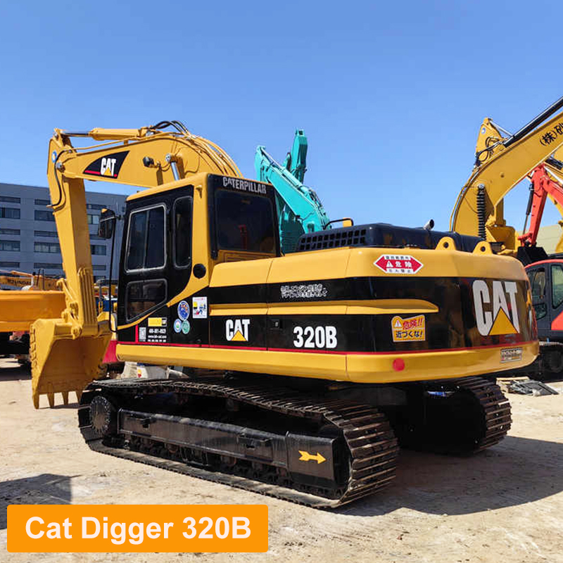Japan Original Used Crawler Excavator Cat Digger 320B