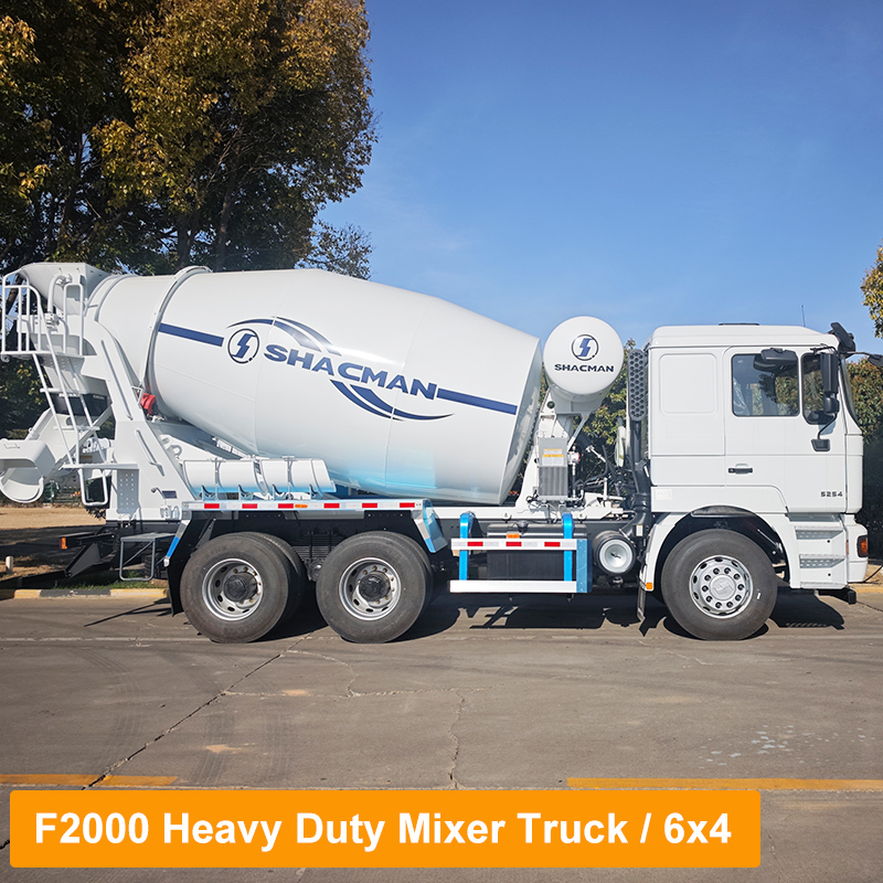NEW SHACMAN F2000 Heavy Duty Mixer Truck / 6x4