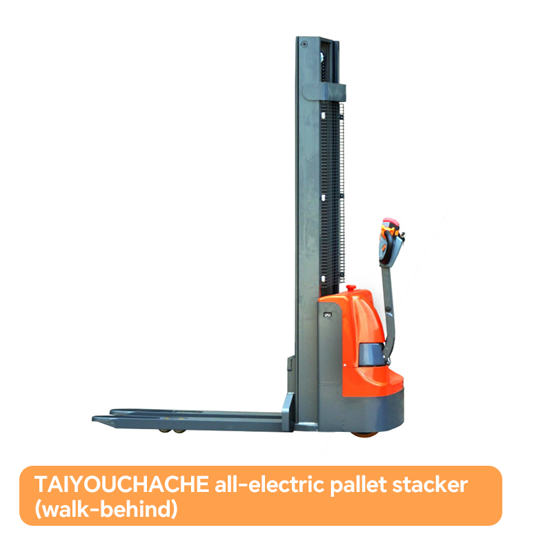 TAIYOUCHACHE all-electric pallet stacker (walk-behind)