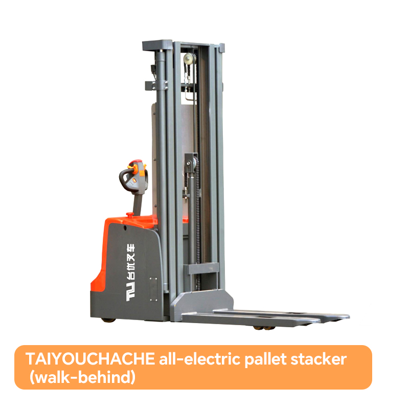 TAIYOUCHACHE all-electric pallet stacker (walk-behind)