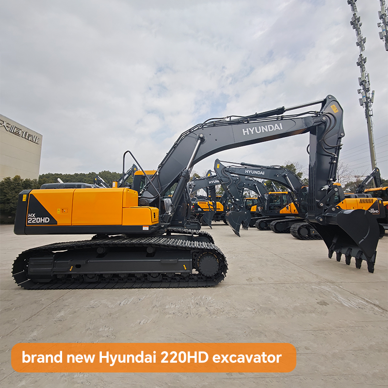 brand new Hyundai 220HD excavator