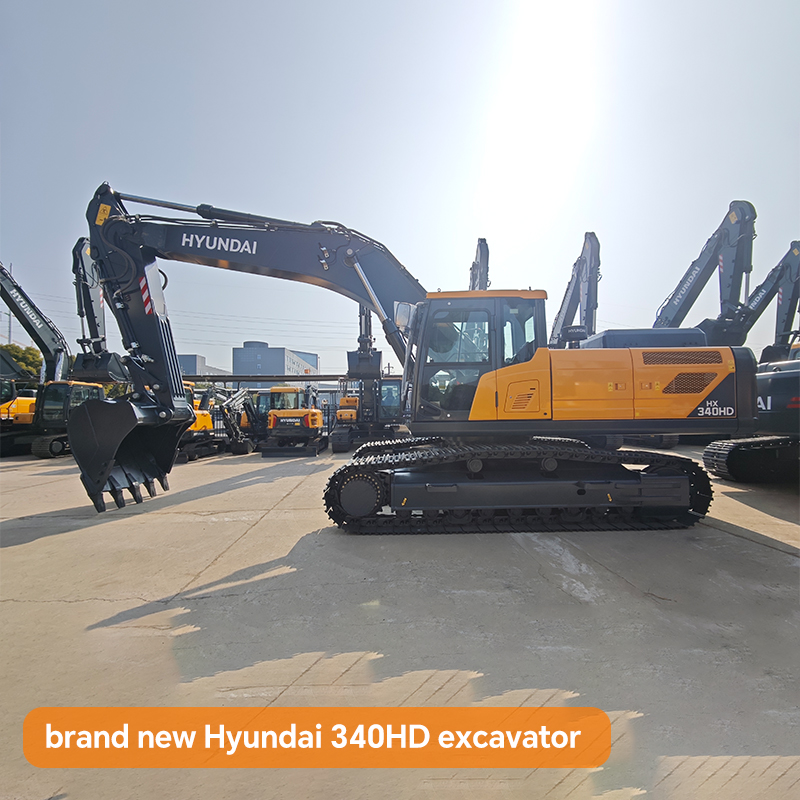 brand new Hyundai 340HD excavator