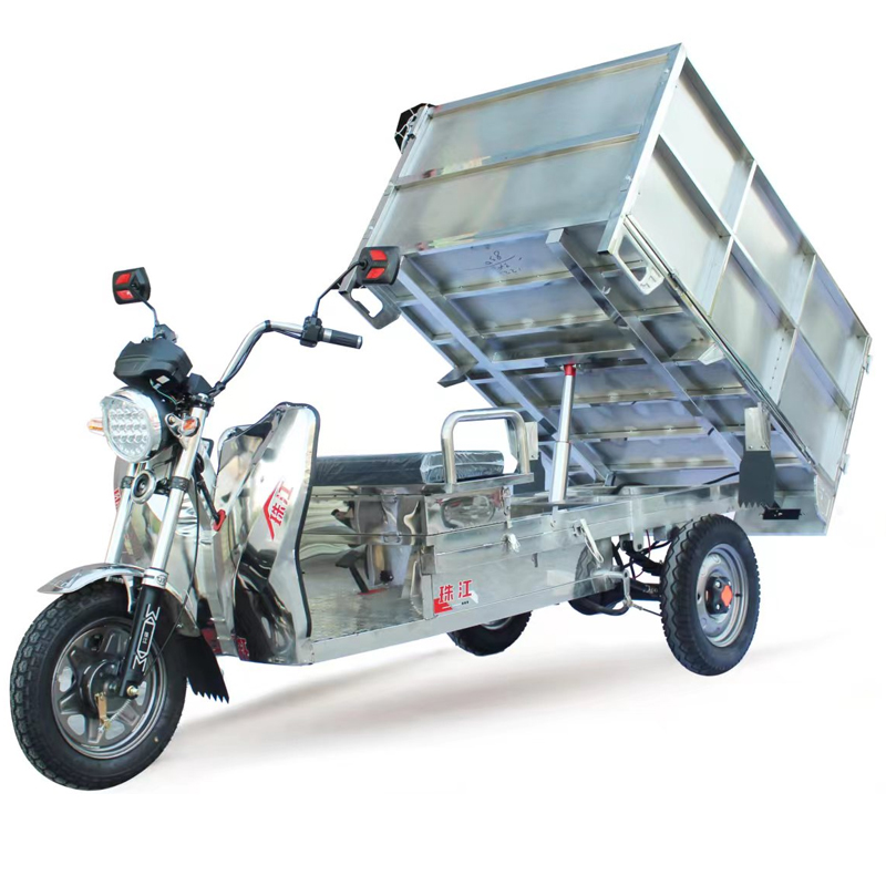 Three-wheeled motorcycle 1.6 meters dump 1200W24 controller 37 tube shock front 350-12 rear 400-12 integrated rear axle