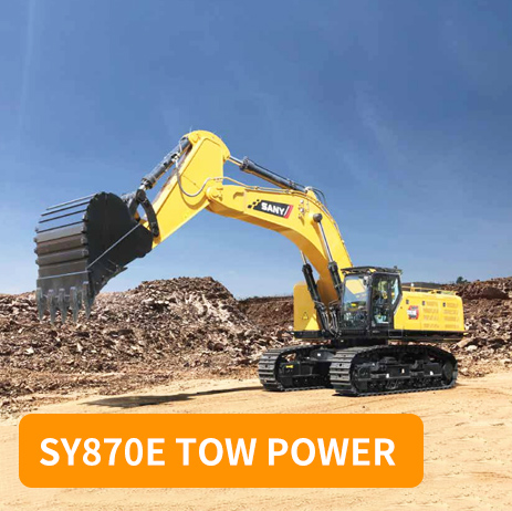 New SANY ELECTRIC EXCAVATOR SY870E TOW POWER