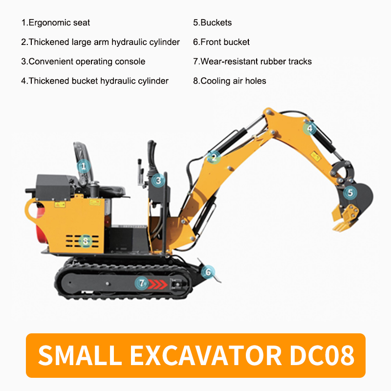 NEW Small excavator DC08