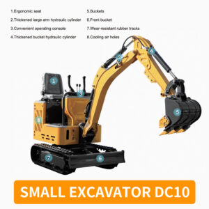 NEW Small excavator DC10