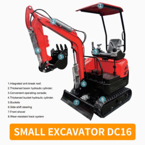 NEW Small excavator DC16